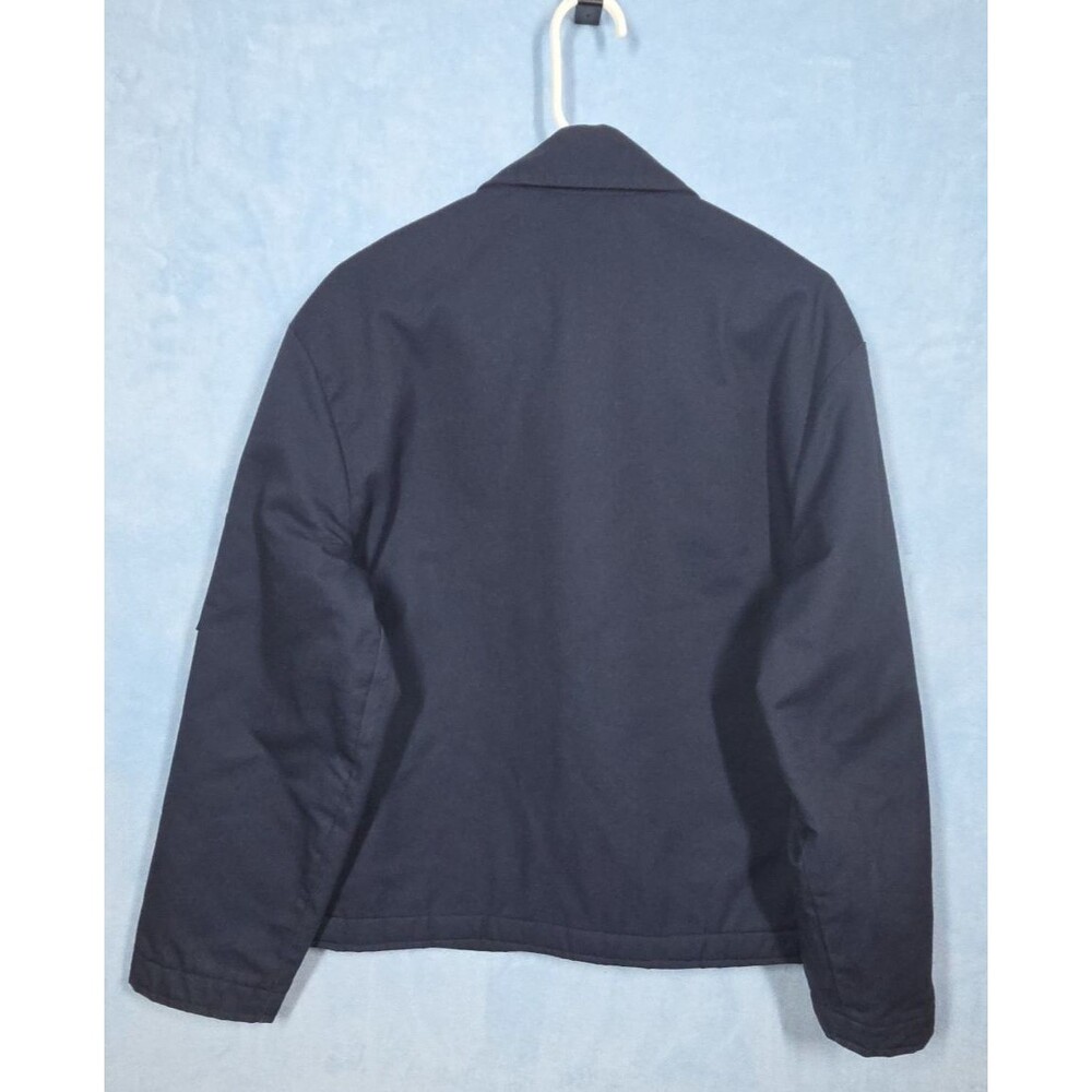 VTG Dickies Jacket Mens MED Navy Quilt Lined Eisenhower Mechanic Work Full Zip - Picture 2 of 9